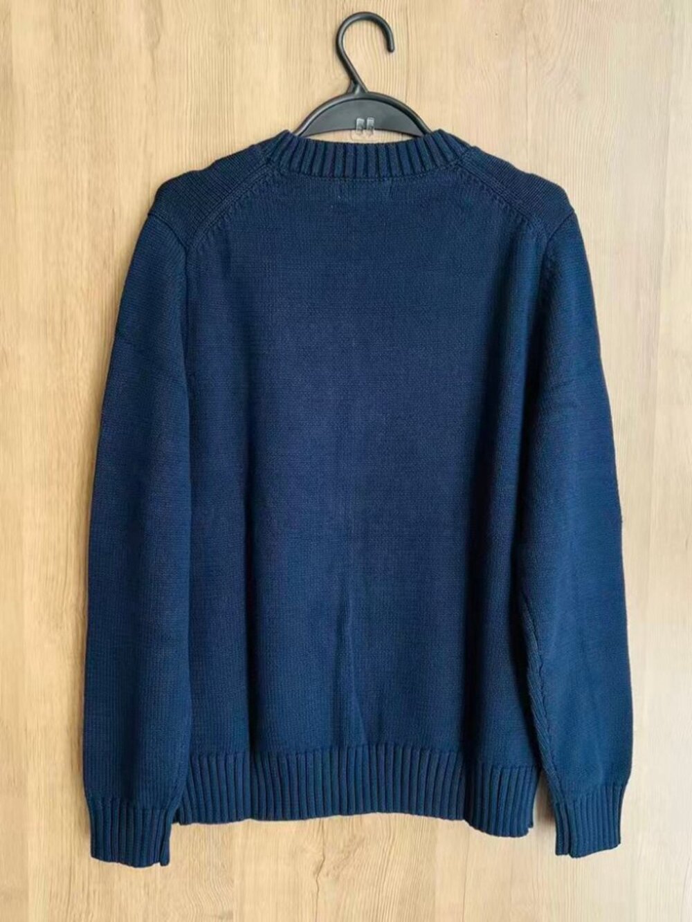 Ralph Lauren Navy Polo Bear Knit Sweater - Picture 7 of 8